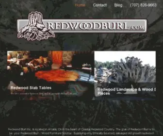 Redwoodburl.com(Redwood Burl Inc) Screenshot