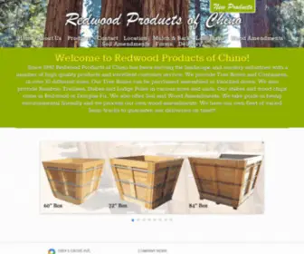 Redwoodchino.com(Redwood Products of Chino) Screenshot