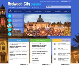 Redwoodcity.org(City of Redwood City) Screenshot