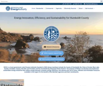 Redwoodenergy.org(Redwood Coast Energy Authority) Screenshot