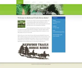 Redwoodhorserides.com(Redwood Trails Horse Rides) Screenshot
