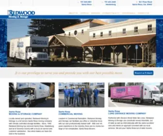 Redwoodmoving.com(Santa Rosa Moving Company) Screenshot