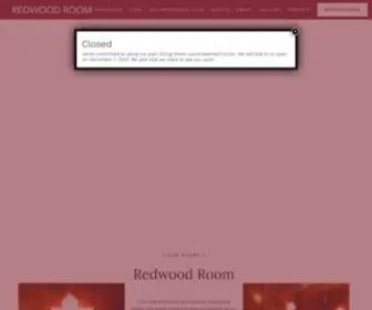 Redwoodroomsf.com(Redwood Room San Francisco) Screenshot