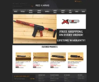 RedXarms.com(RED X ARMS) Screenshot