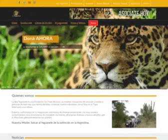 Redyaguarete.org.ar(Yaguareté) Screenshot
