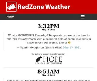 Redzoneweather.com(Hyperlocal weather for your hometown) Screenshot