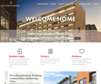 Reeapartments.com(Apartment Rentals for Minneapolis) Screenshot