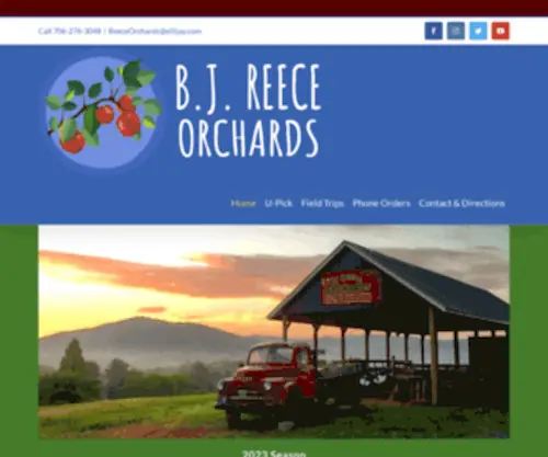 Reeceorchards.com(706-276-3048 Pick Your Own. The BEST Family Owned Apple House Orchard in Ellijay Georgia) Screenshot