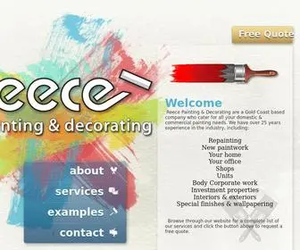 Reecepainting.com(Reece Painting and Decorating) Screenshot