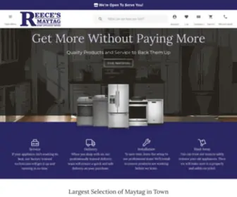 Reecesmaytag.com(Household Appliances & Appliance Service) Screenshot