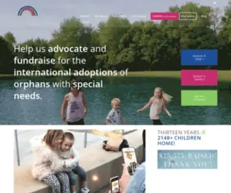 Reecesrainbow.org(Special Needs Adoption Support) Screenshot