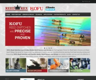 Reed-REX.com(KOFU Reed Switch) Screenshot