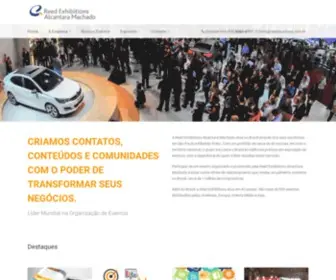 Reedalcantara.com.br(Reed Exhibitions Alcantara Machado) Screenshot