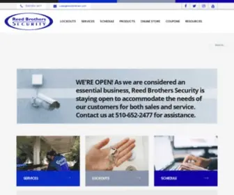 Reedbrotherssecurity.com(Residential and Commercial Security Systems) Screenshot
