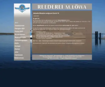 Reederei-Loewa.de(Löwa) Screenshot