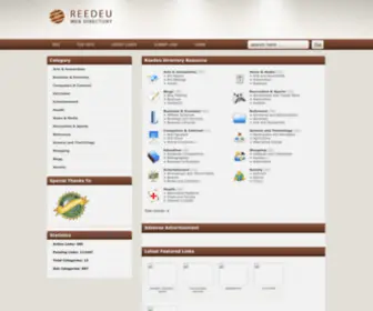 Reedeu.com(Reedeu Directory Resource) Screenshot
