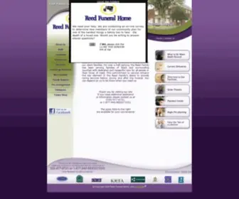 Reedfuneralhome.com(Reed Funeral Home Canton & North Canton Ohio) Screenshot