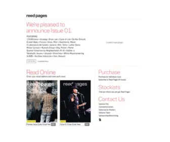 Reedpagesmag.com(Reed pages) Screenshot