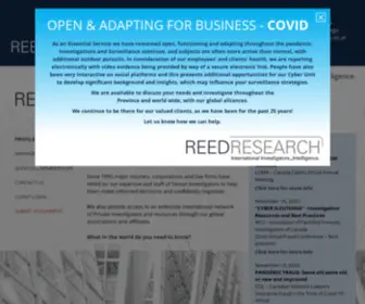 Reedresearch.com(REED Research) Screenshot