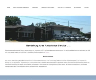 Reedsburgambulance.com(Reedsburg EMS) Screenshot