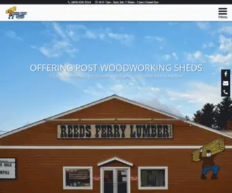 Reedsferrylumber.com(The Best Lumber Service in NH) Screenshot