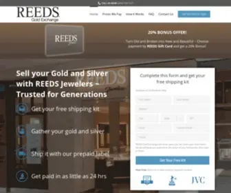 Reedsgoldexchange.com(REEDS Gold Exchange) Screenshot