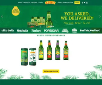 Reedsinc.com(Reed's Brand Site) Screenshot