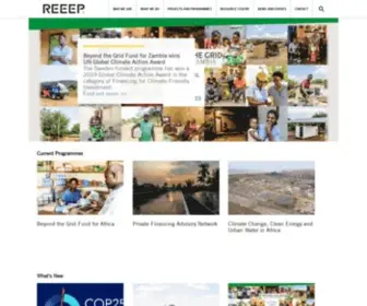 Reeep.org(The Renewable Energy and Energy Efficiency Partnership (REEEP)) Screenshot