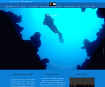 Reef2000.org(Reef 2000 Dive Club) Screenshot