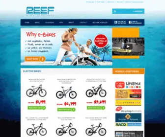 Reefbikes.com.au(Electric Bikes by REEF®) Screenshot