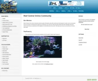 Reefcentral.com(Reef Central Online Community) Screenshot