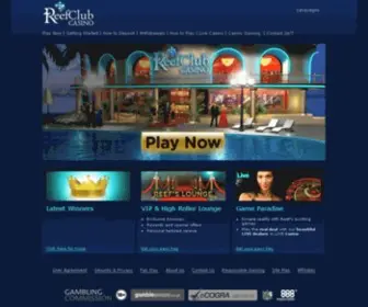 Reefclubcasino.com Screenshot