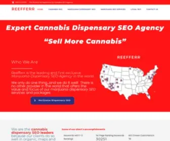 Reefferr.com(Cannabis SEO Agency) Screenshot