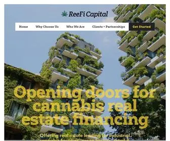 Reefi.com(Institutional Loans for Grows & Dispensaries) Screenshot