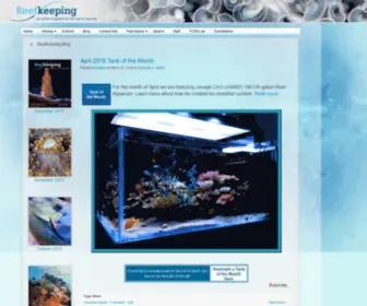 Reefkeeping.com(Reefkeeping Blog) Screenshot