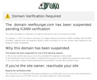 Reeflounge.com(reeflounge) Screenshot