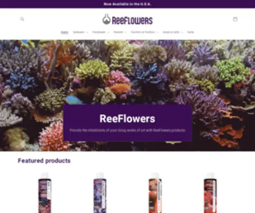 Reeflowers.us(Reeflowers) Screenshot