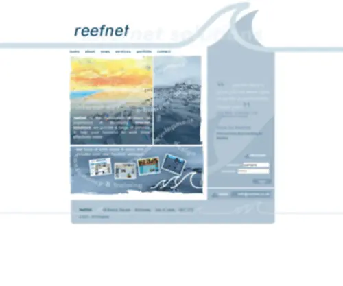 Reefnet.co.uk(Internet & eBusiness Solutions) Screenshot