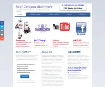 Reefoctopusskimmers.com(Reef Octopus Skimmers & Products) Screenshot