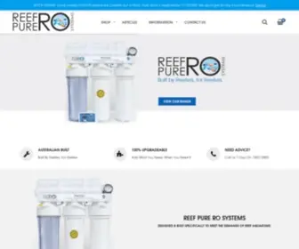 Reefpurero.com.au(Reef Pure RO Systems) Screenshot