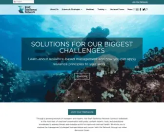 Reefresilience.org(Reef Resilience) Screenshot