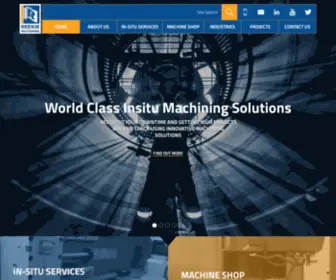 Reekiemachining.co.uk(Onsite Machining) Screenshot