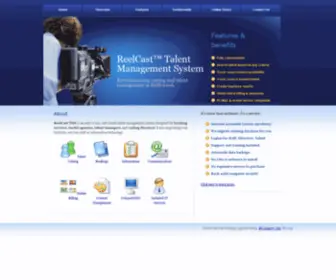 Reel-Cast.com(Web-Based Agency Management Software by Bit Armory, Inc) Screenshot