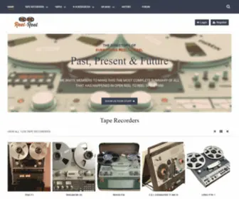 Reel-Reel.com(Reel to Reel Tape Recorder Directory) Screenshot