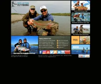 Reelactionfly.com(REEL ACTION FLY FISHING) Screenshot