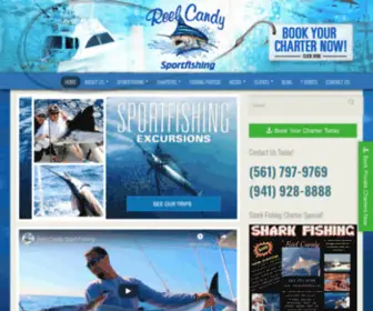 Reelcandyfishing.com(Jupiter Charter Fishing Palm Beach Charter Fishing Stuart Charter Fishing) Screenshot