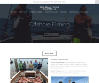 Reeldreamfish.com(Reel Dream Fishing Charters LLC) Screenshot