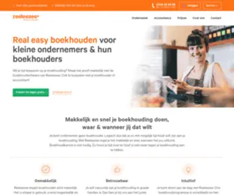 Reeleezee.nl(Makkelijk boekhouden en factureren voor kleine ondernemers. Reeleezee) Screenshot