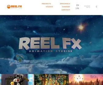 Reelfx.com(Reel FX Animation) Screenshot