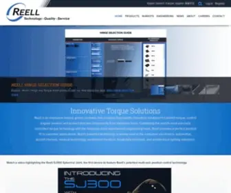 Reell.com(Reell Precision Manufacturing) Screenshot